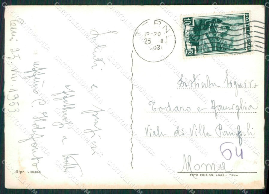 Terni Città Saluti da Foto FG cartolina ZKM7461 – retro