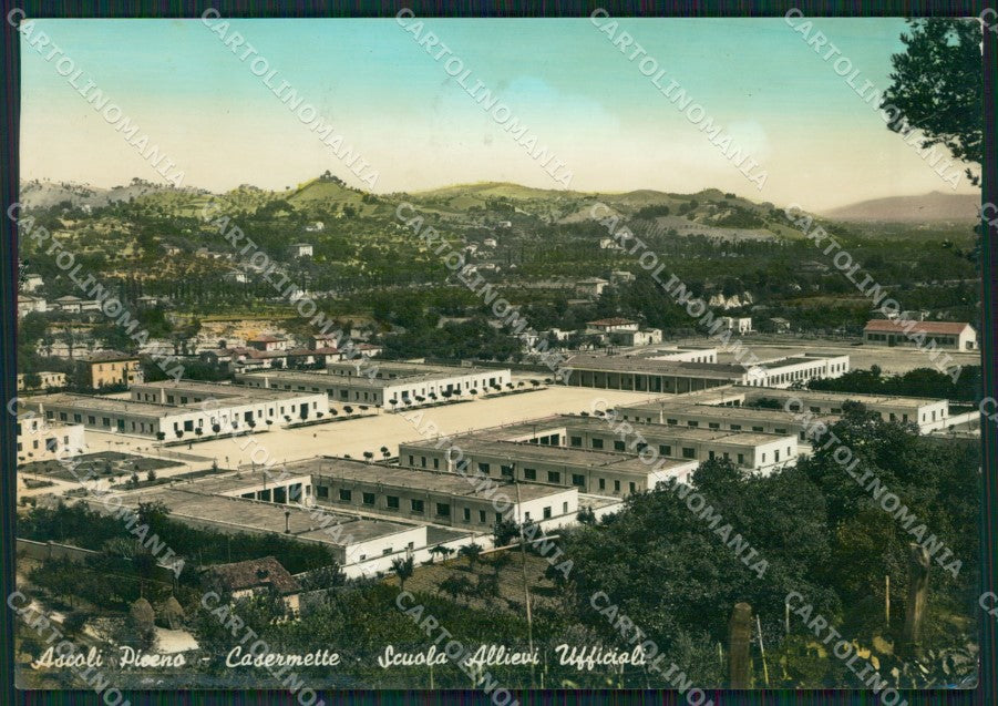 Ascoli Piceno Città Caserma Foto FG cartolina ZKM7482 – fronte