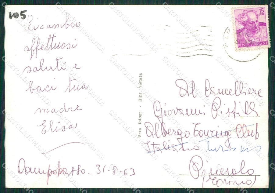 Campobasso Città Foto FG cartolina ZKM7489 – retro