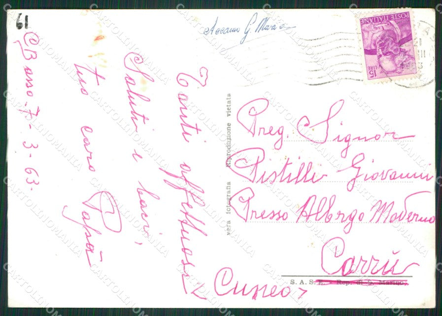 Campobasso Città Foto FG cartolina ZKM7490 – retro