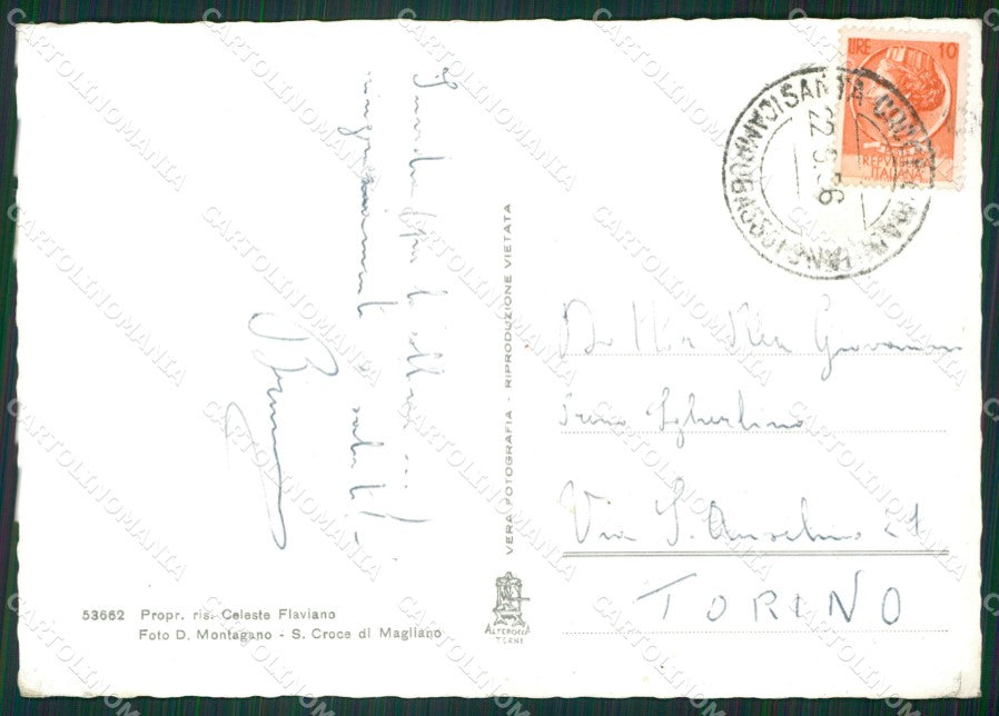 Campobasso Santa Croce di Magliano Foto FG cartolina ZKM7528 – retro