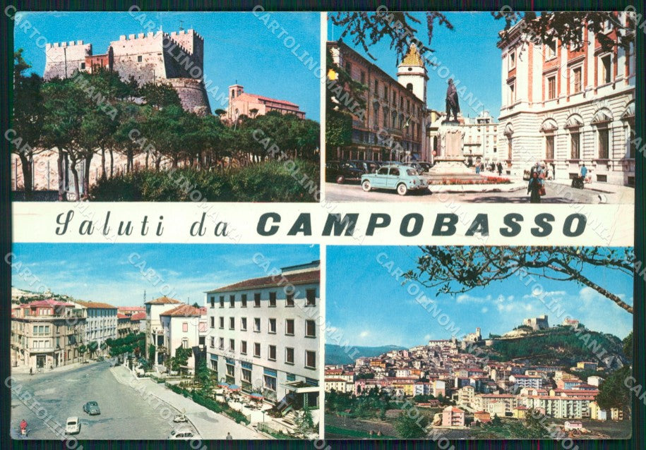 Campobasso Città Saluti da PIEGHINA Foto FG cartolina ZKM7530 – fronte