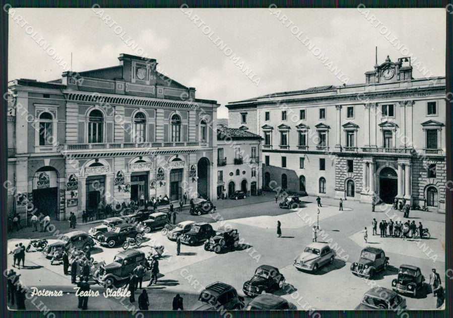 Potenza Città Teatro Auto Foto FG cartolina ZKM7537 – fronte