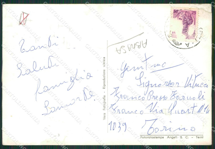 Potenza Melfi Auto ABRASA Foto FG cartolina ZKM7542 – retro