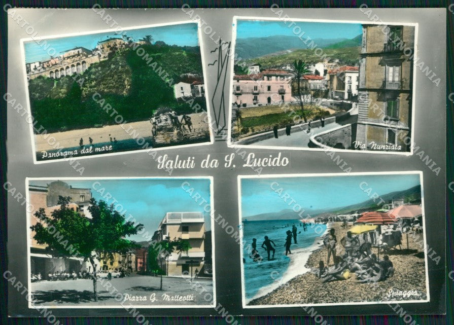 Cosenza San Lucido Saluti da Foto FG cartolina ZKM7554 – fronte