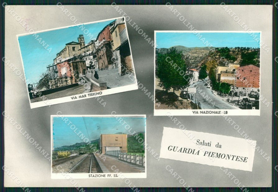 Cosenza Guardia Piemontese Saluti da STRAPPINO Foto FG cartolina ZKM7562 – fronte