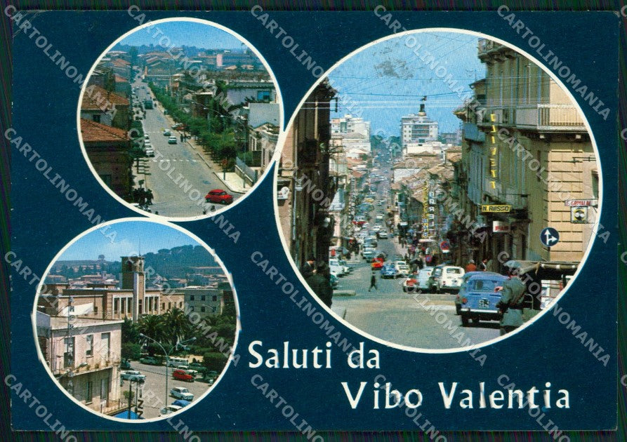 Vibo Valentia Città Saluti da Foto FG cartolina ZKM7567 – fronte