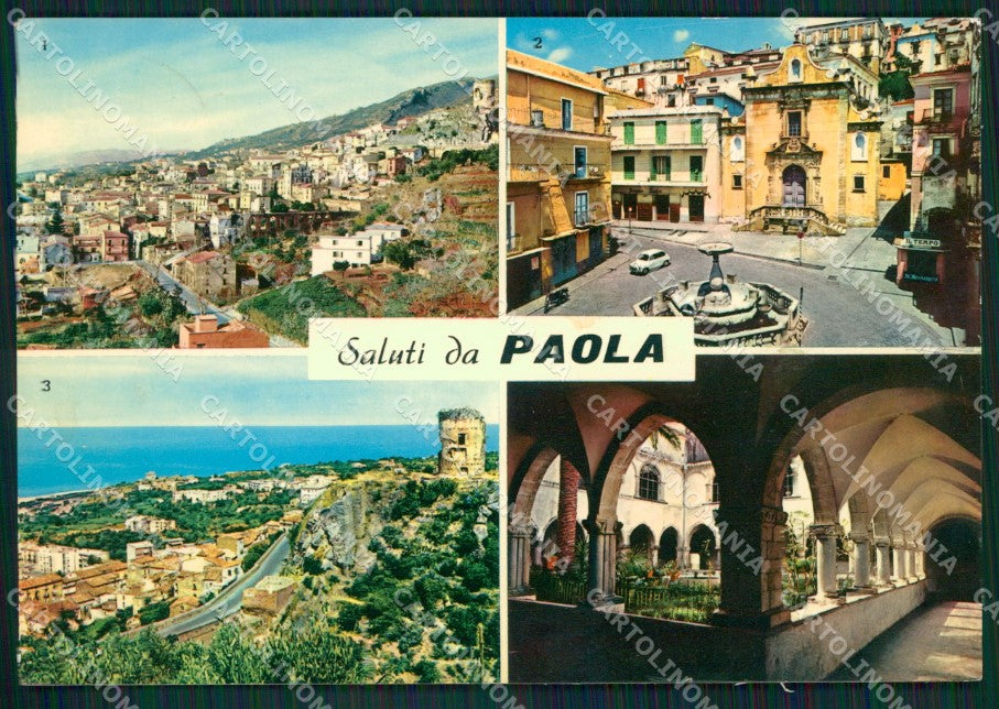 Cosenza Paola Saluti da Foto FG cartolina ZKM7568 – fronte