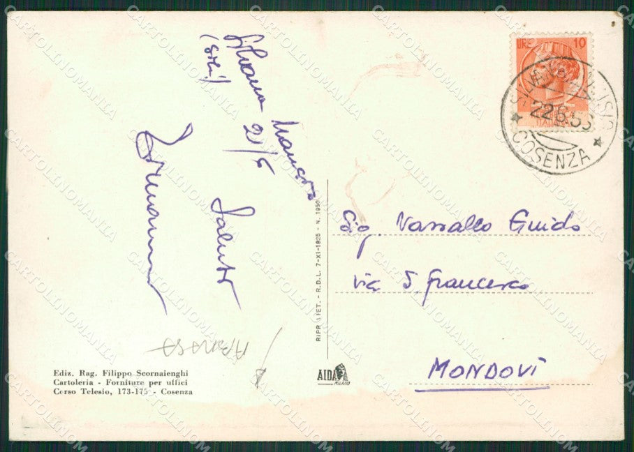 Cosenza Sila MACCHIA Foto FG cartolina ZKM7585 – retro