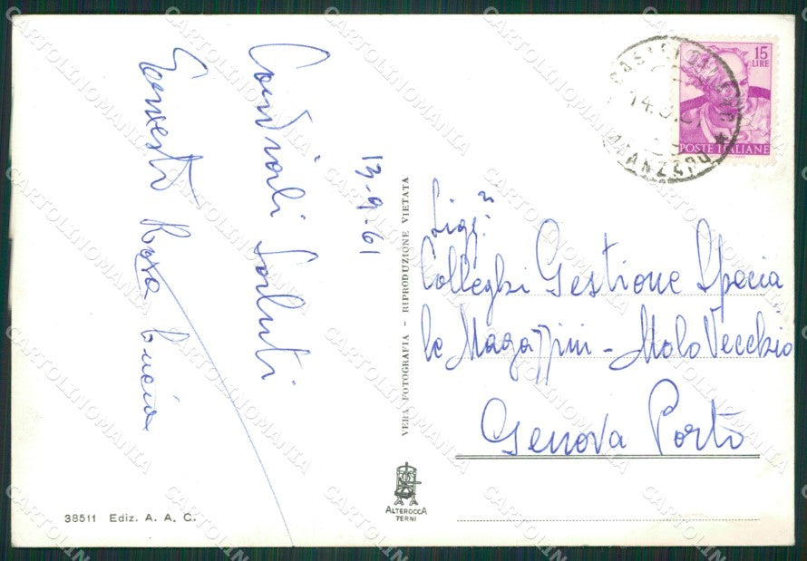 Cosenza Sila Auto Foto FG cartolina ZKM7586 – retro
