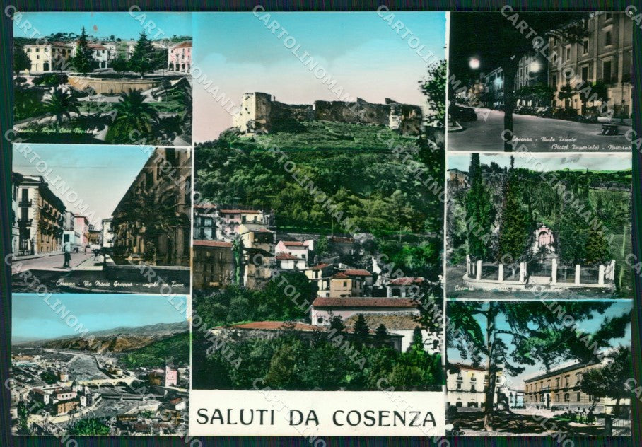 Cosenza Città Saluti da Foto FG cartolina ZKM7592 – fronte