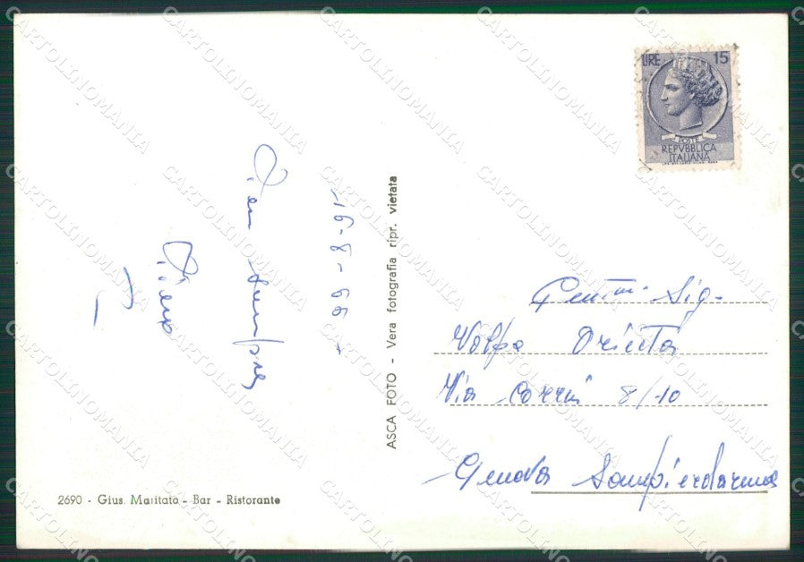 Cosenza Villapiana Lido di Saluti da Foto FG cartolina ZKM7602 – retro