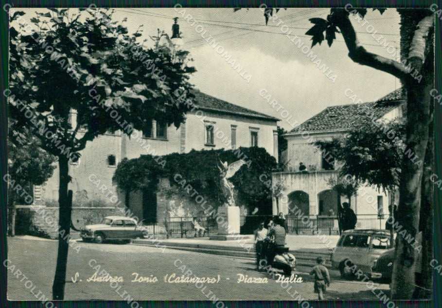 Catanzaro Sant'Andrea Jonico Vespa Auto Foto FG cartolina ZKM7608 – fronte