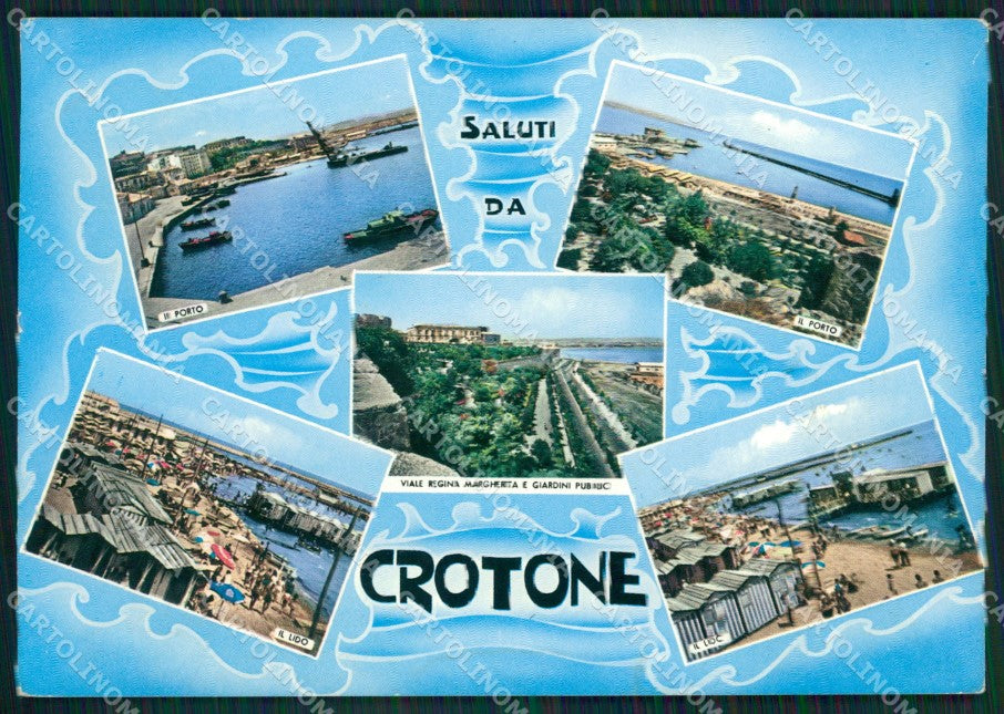 Crotone Città Saluti da Foto FG cartolina ZKM7609 – fronte