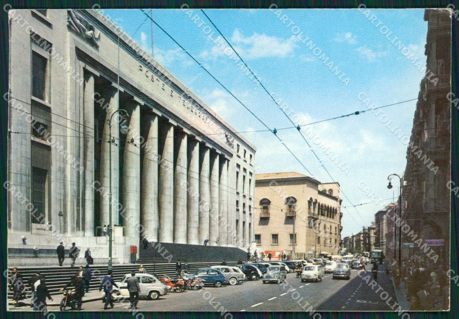 Palermo Città Poste Auto Foto FG cartolina ZKM7613 – fronte