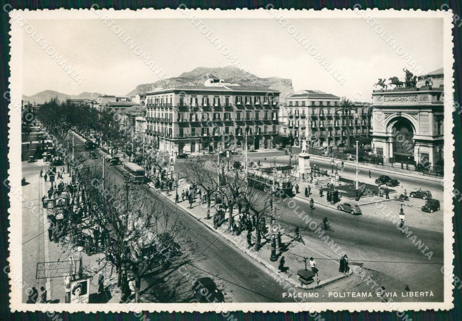 Palermo Città Corriera Foto FG cartolina ZKM7615 – fronte
