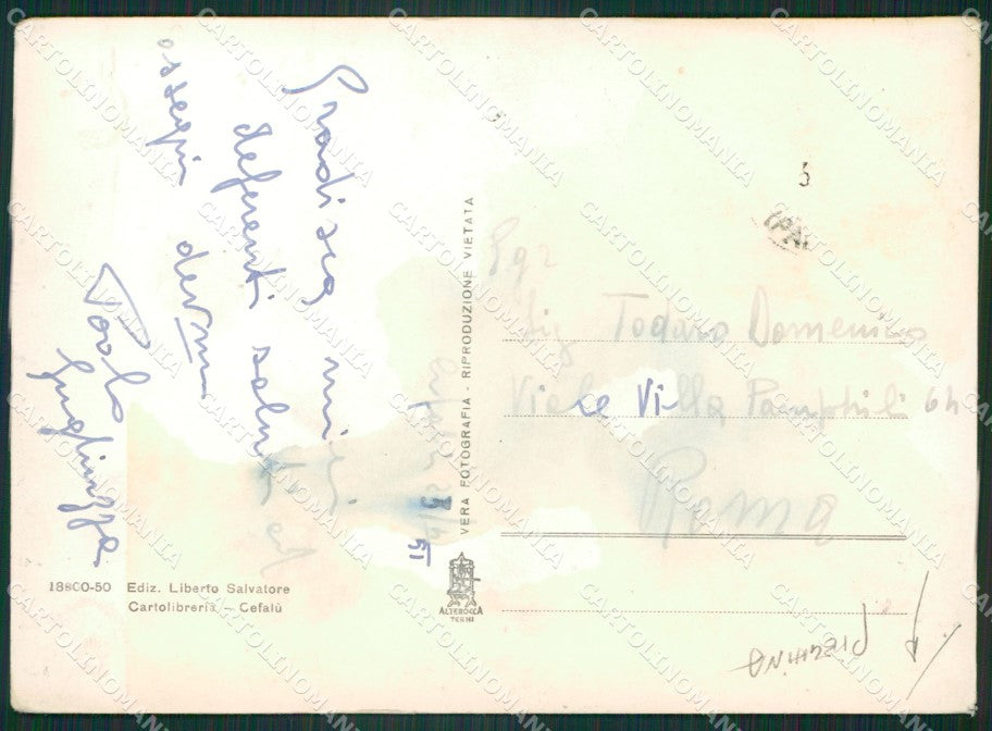 Palermo Cefalù PIEGHINA Foto FG cartolina ZKM7629 – retro