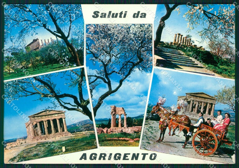 Agrigento Città Saluti da Foto FG cartolina ZKM7633 – fronte