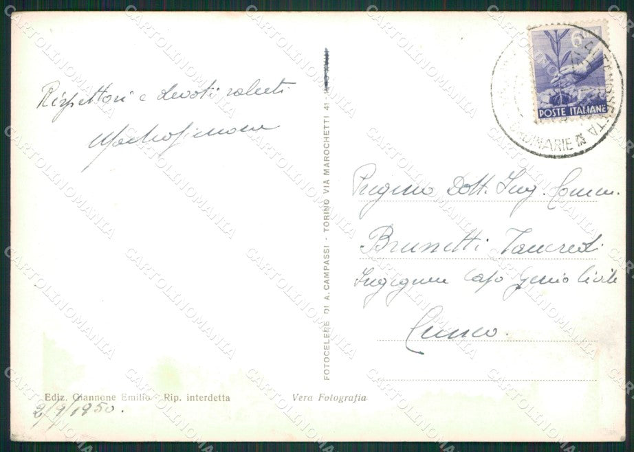 Caltanissetta Città Banca Foto FG cartolina ZKM7648 – retro