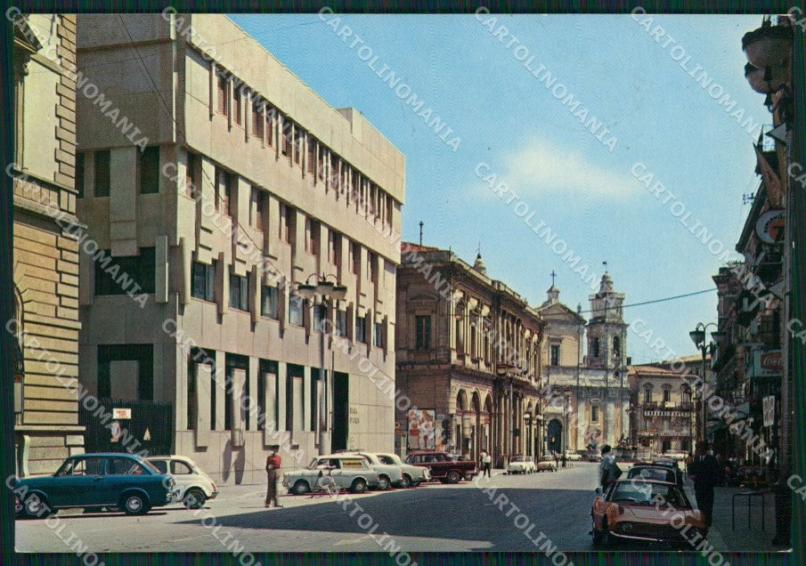 Caltanissetta Città Auto Foto FG cartolina ZKM7650 – fronte