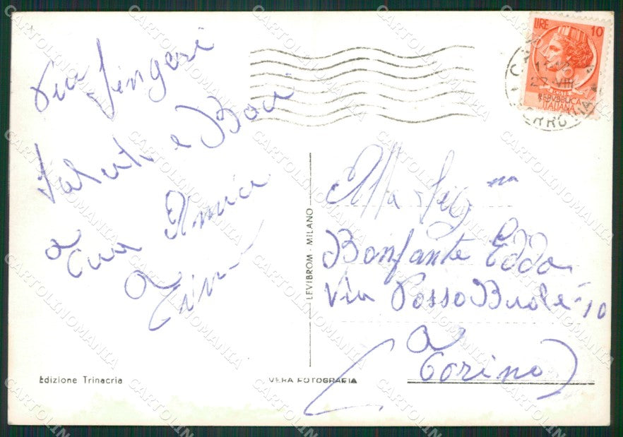 Catania Città Foto FG cartolina ZKM7660 – retro
