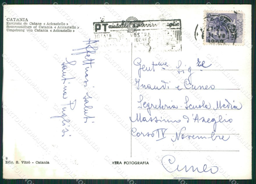 Catania Acicastello Foto FG cartolina ZKM7679 – retro