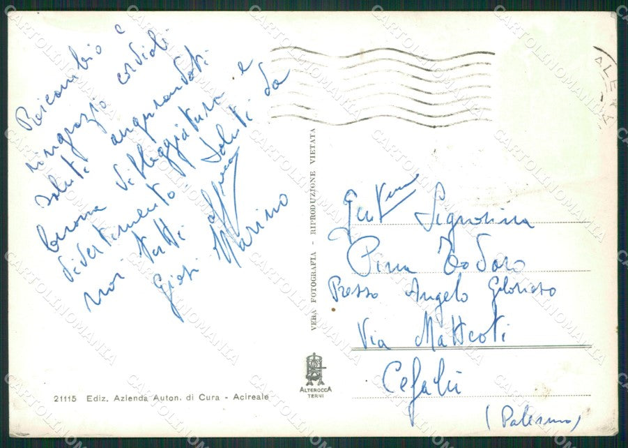 Catania Acireale Foto FG cartolina ZKM7688 – retro