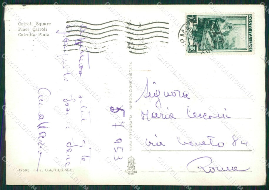 Messina Città Corriera Foto FG cartolina ZKM7704 – retro