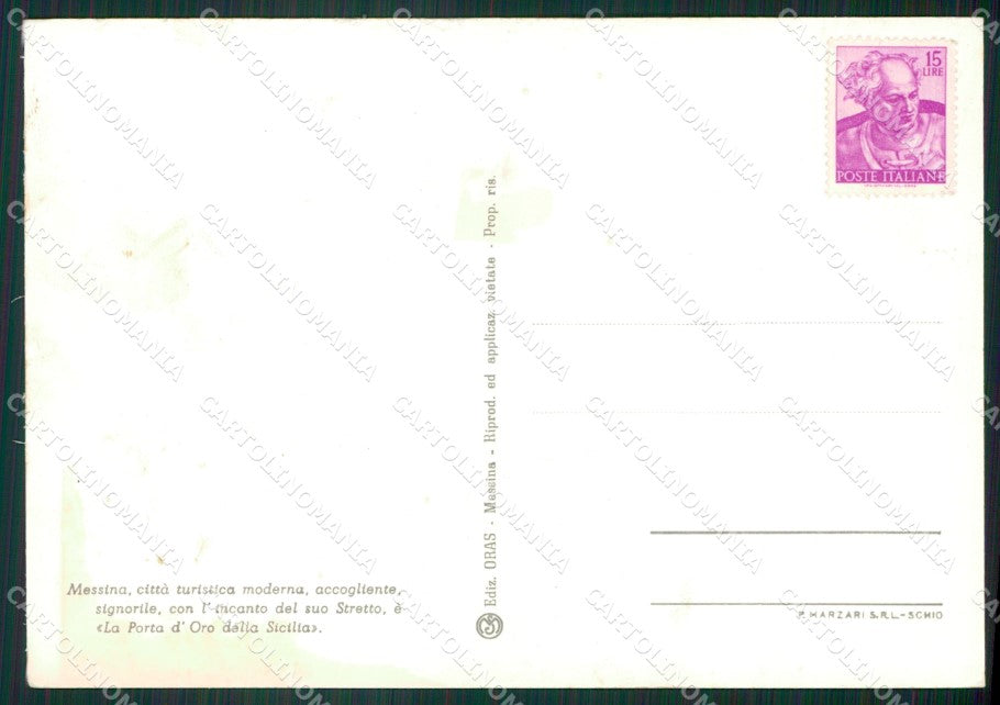 Messina Città Foto FG cartolina ZKM7705 – retro