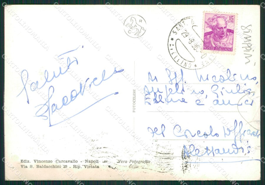 Avellino Mercogliano Montevergine PIEGHINA MACCHIA Foto FG cartolina ZKM7717 – retro
