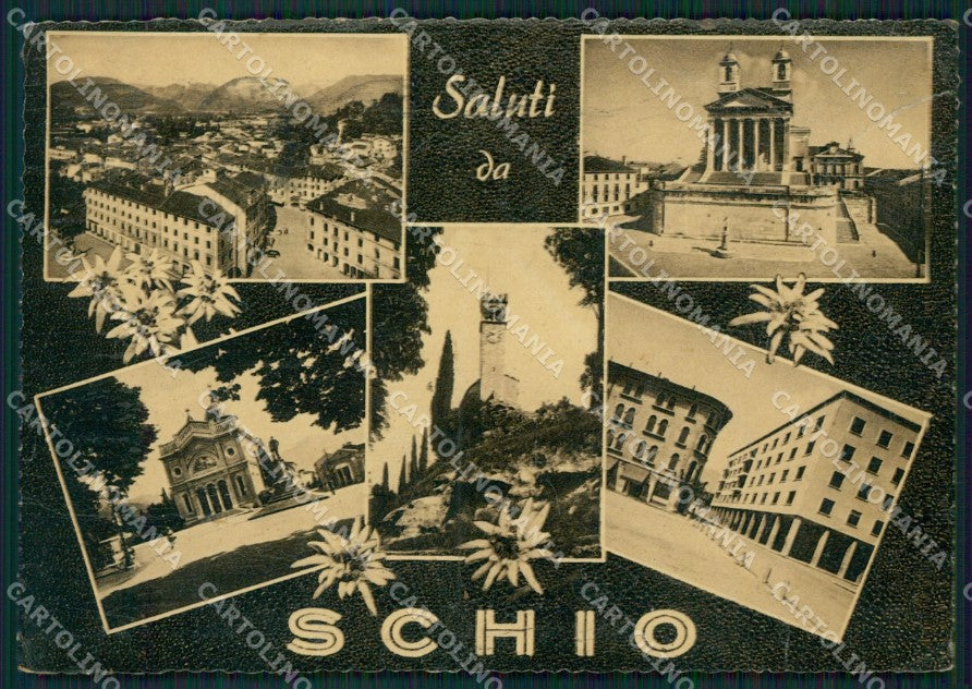 Vicenza Schio Saluti da FG cartolina ZKM7735 – fronte