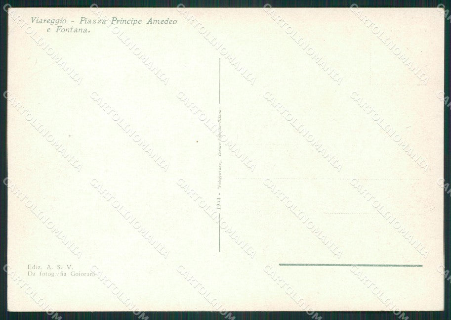 Lucca Viareggio FG cartolina ZKM7742 – retro