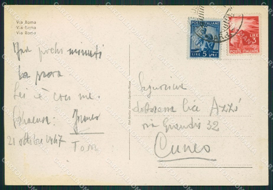 Siracusa Città FG cartolina ZKM7752 – retro