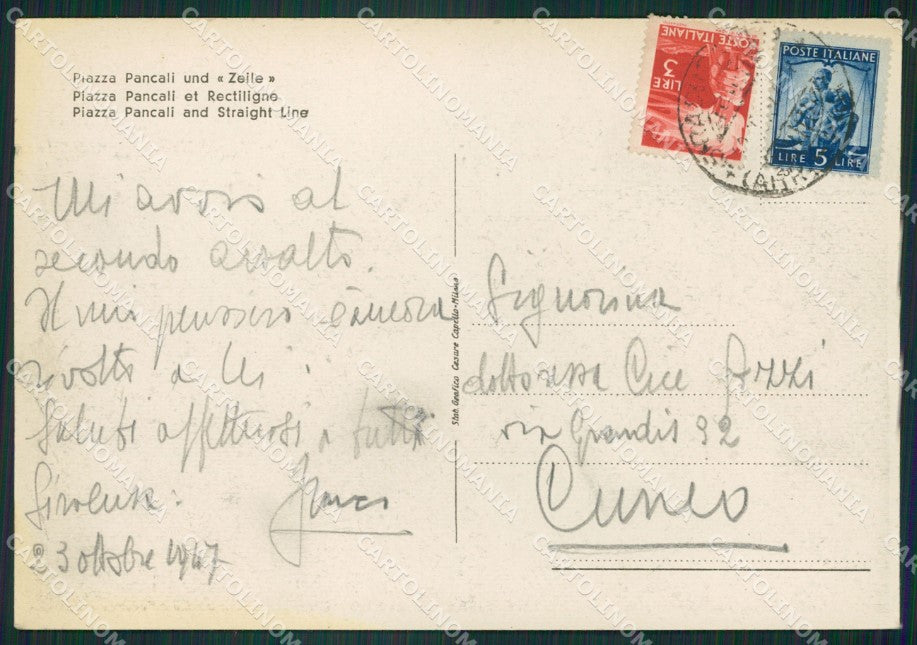 Siracusa Città FG cartolina ZKM7754 – retro