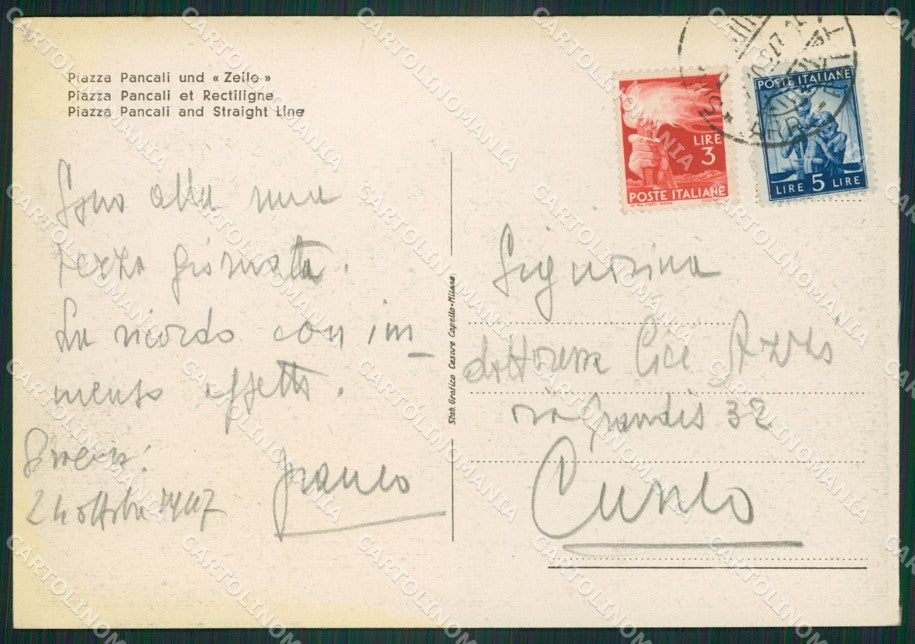 Siracusa Città FG cartolina ZKM7755 – retro