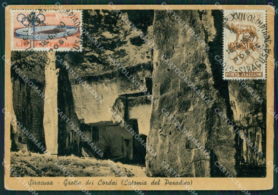 Siracusa Città Grotta FG cartolina ZKM7758 – fronte