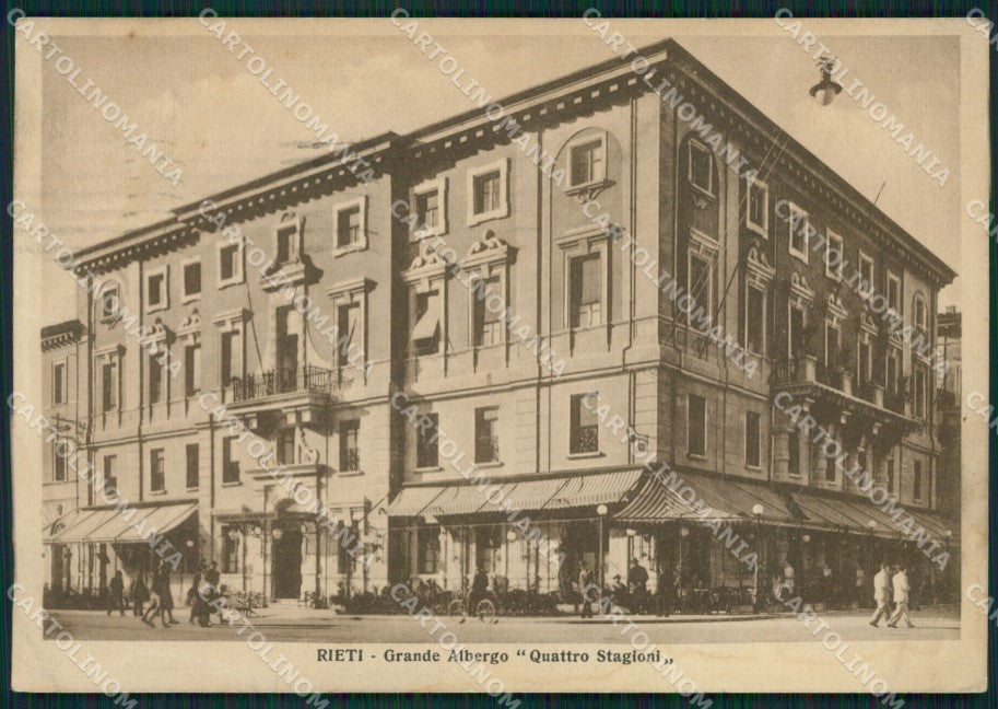 Rieti Città PIEGHE MACCHIA FG cartolina ZKM7788 – fronte