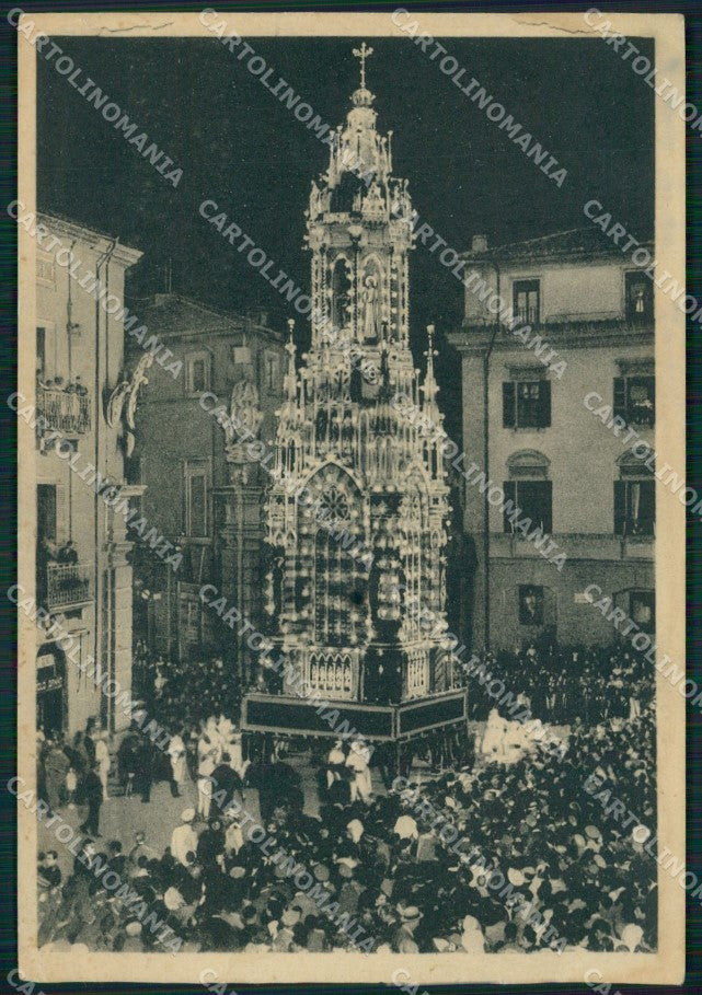Viterbo Processione MACCHIA FG cartolina ZKM7789 – fronte