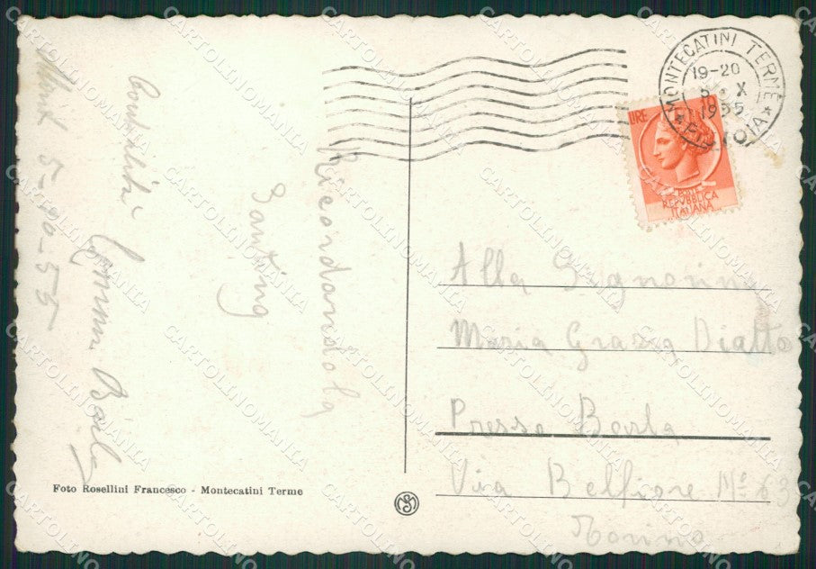 Pistoia Montecatini Terme Auto FG cartolina ZKM7790 – retro