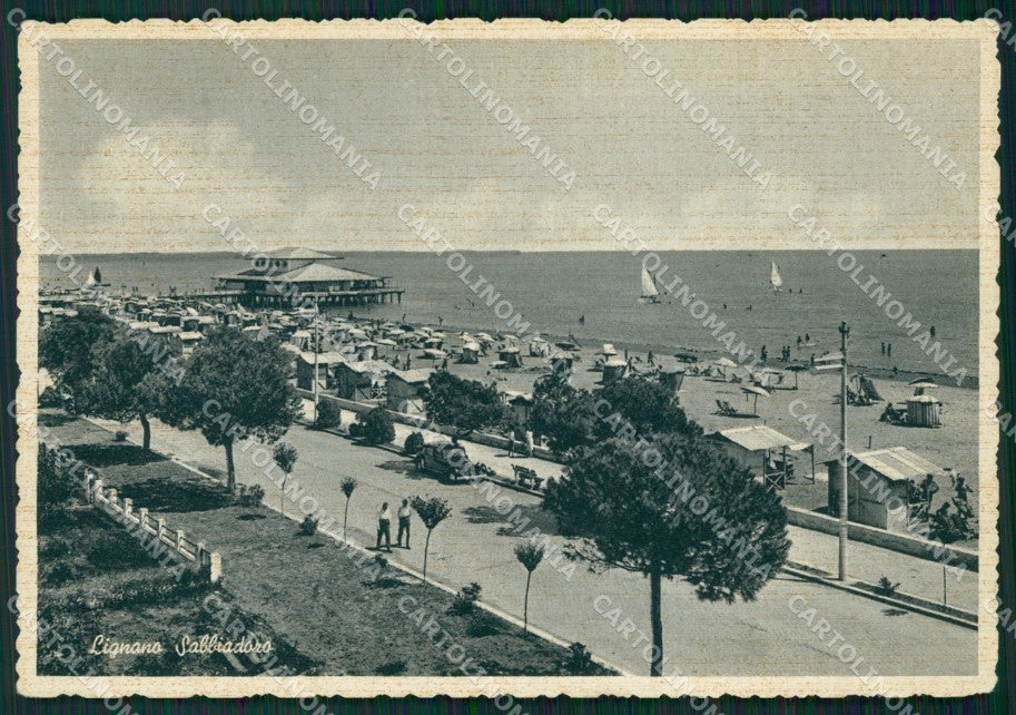 Udine Lignano Sabbiadoro FG cartolina ZKM7808 – fronte