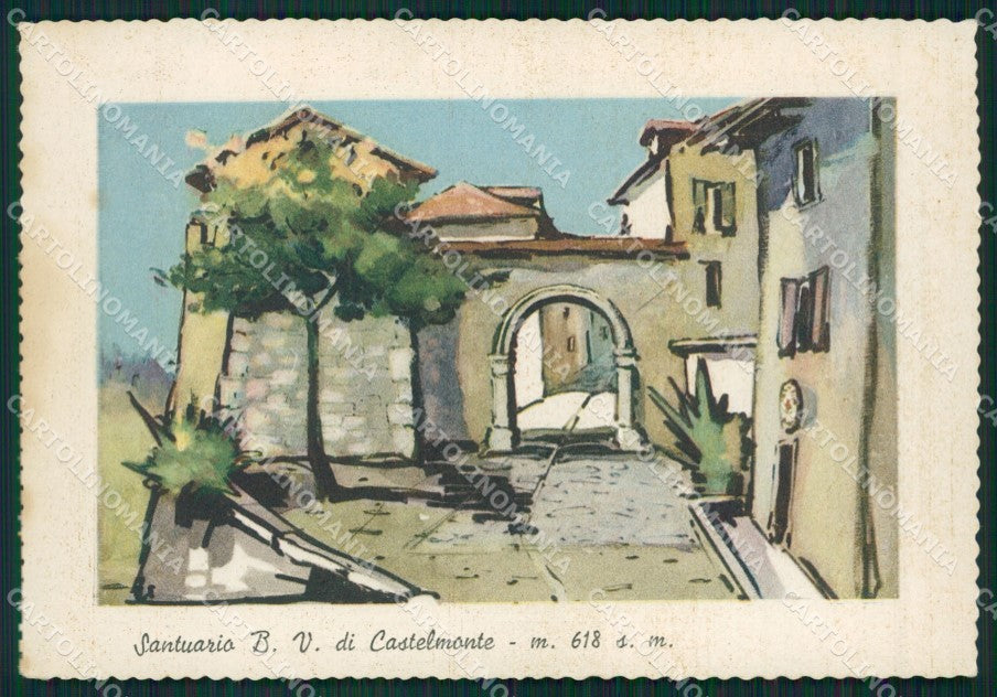 Udine Prepotto Castelmonte Santuario FG cartolina ZKM7811 – fronte
