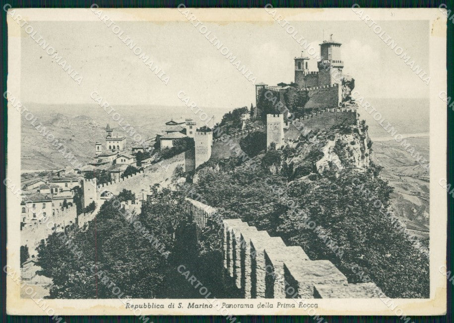 Repubblica di San Marino TRACCE UMIDO FG cartolina ZKM7827 – fronte