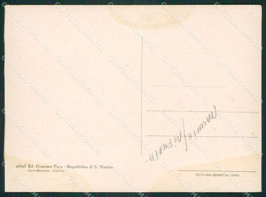 Repubblica di San Marino MACCHIE RIFILATA FG cartolina ZKM7828 – retro
