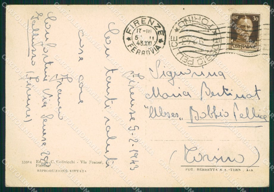 Firenze Galluzzo FG cartolina ZKM7835 – retro