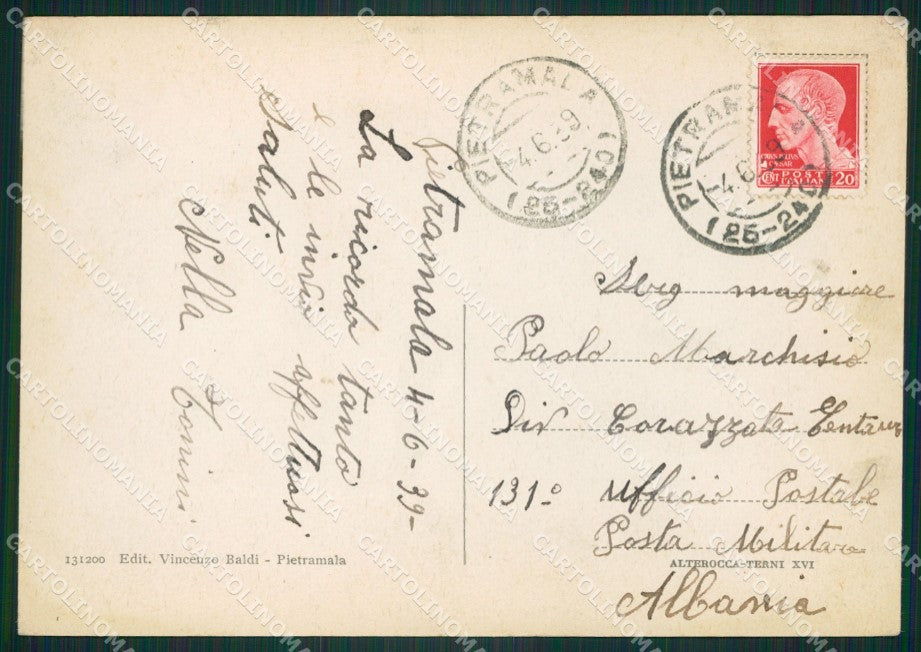 Firenze Firenzuola Pietramala FG cartolina ZKM7836 – retro