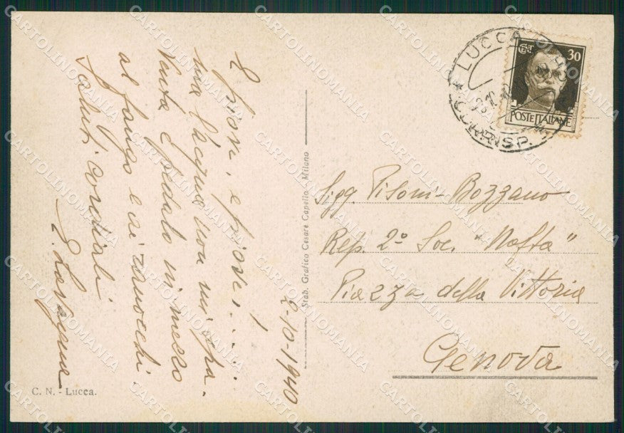 Lucca Città FG cartolina ZKM7841 – retro