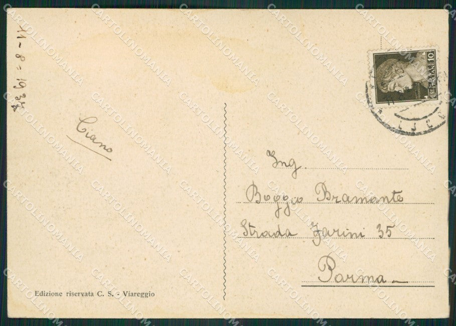 Lucca Viareggio Carrozza FG cartolina ZKM7846 – retro