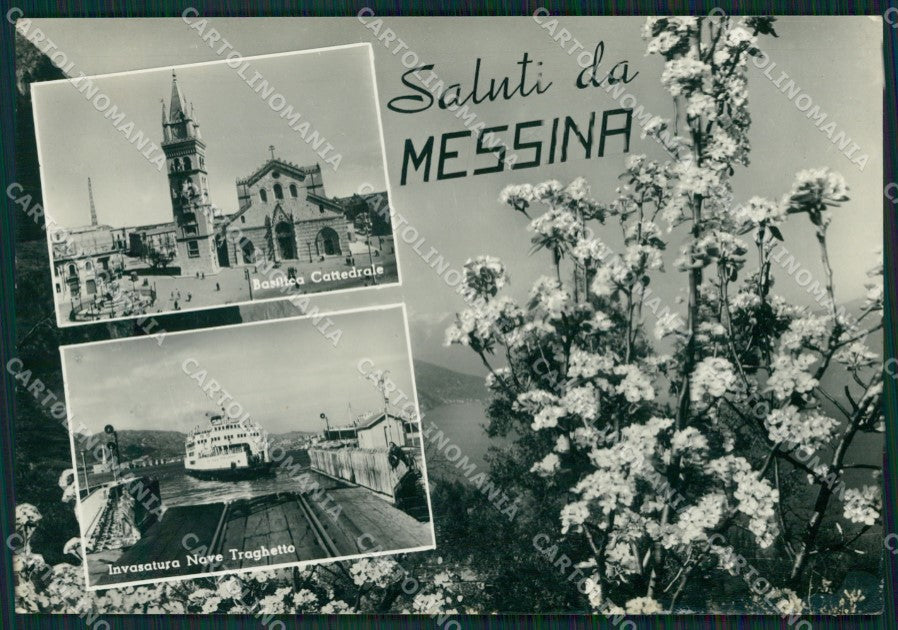Messina Città Saluti da ABRASA Foto FG cartolina ZKM7859 – fronte