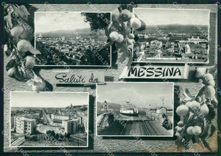 Messina Città Saluti da Foto FG cartolina ZKM7864 – fronte