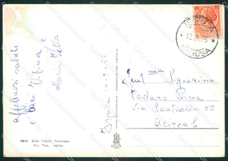 Ragusa Ispica Foto FG cartolina ZKM7886 – retro